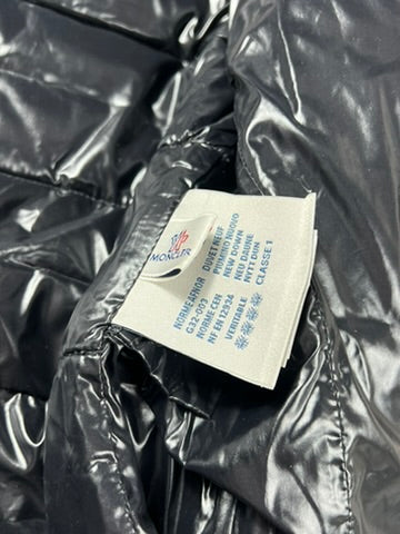 Moncler Morzine Black Belt Jacket Size M