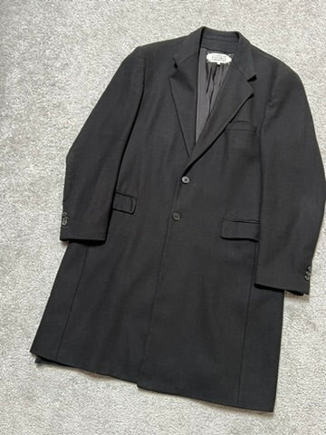 Vintage Maison Margiela Black Wool Coat Size L