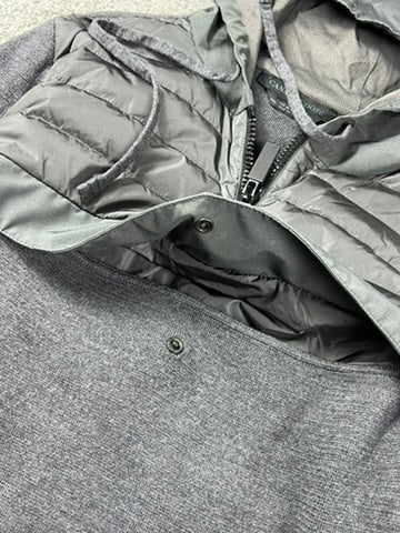 Canada Goose Hybridge Grey Knit Anorak Size M