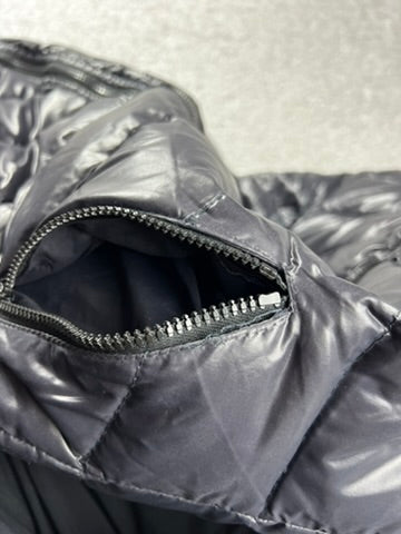 Moncler Moka Blue Down Parka Size M