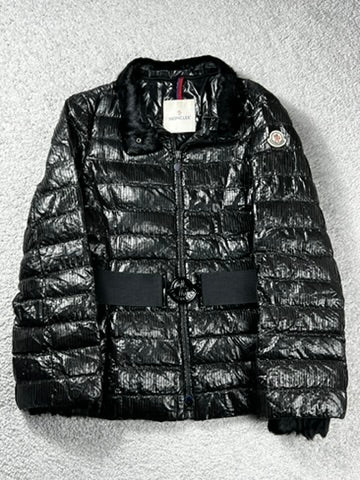 Moncler Morzine Black Belt Jacket Size M