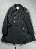 Moncler Hinata Womans Black Parka Jacket Size 2