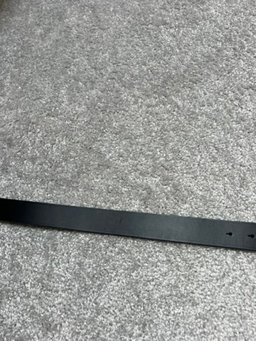 Balenciaga BB Gold Buckle Leather Belt