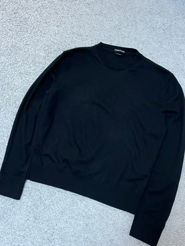 Tom Ford Wool Black Sweater Size XS