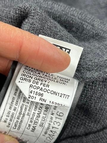 Canada Goose Hybridge Grey Knit Anorak Size M