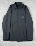2023 Fendi Logo Patch Black Overshirt