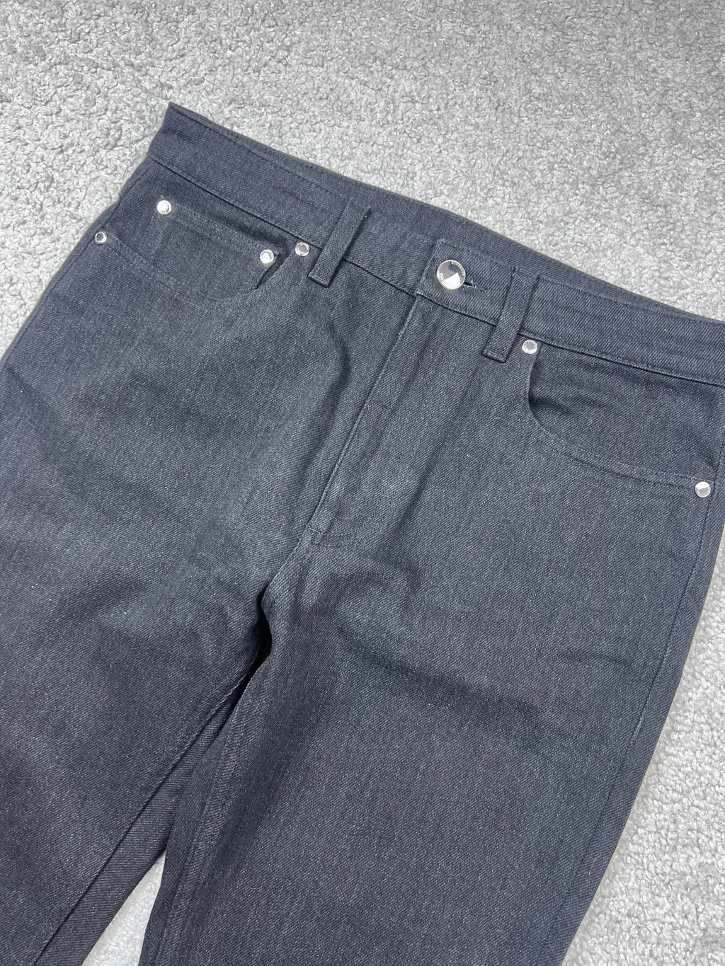 Burberry BT Big Pocket Logo Skinny Mid-Rise Jeans