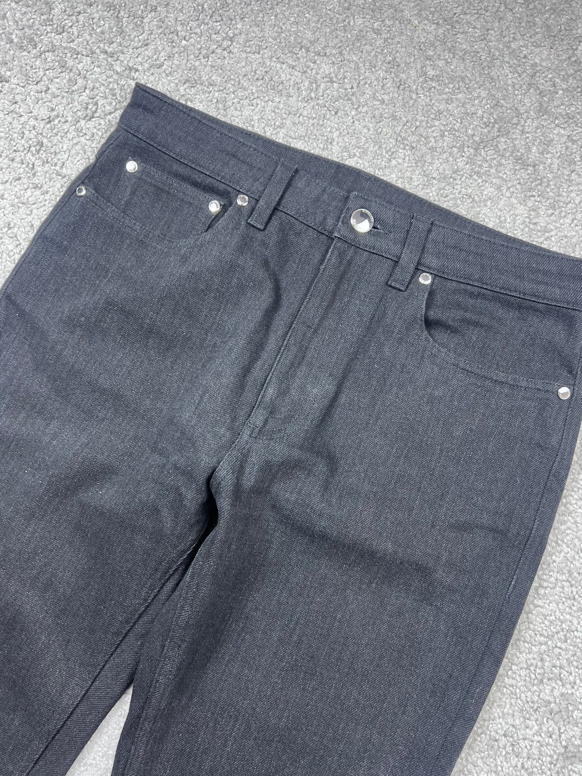 Burberry BT Big Pocket Logo Skinny Mid-Rise Jeans