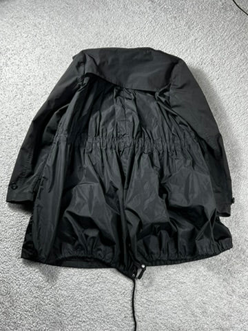 Moncler Hinata Womans Black Parka Jacket Size 2