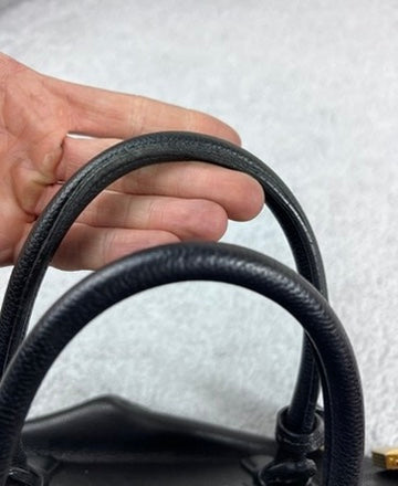 Tom Ford Padlock Black Leather Bag