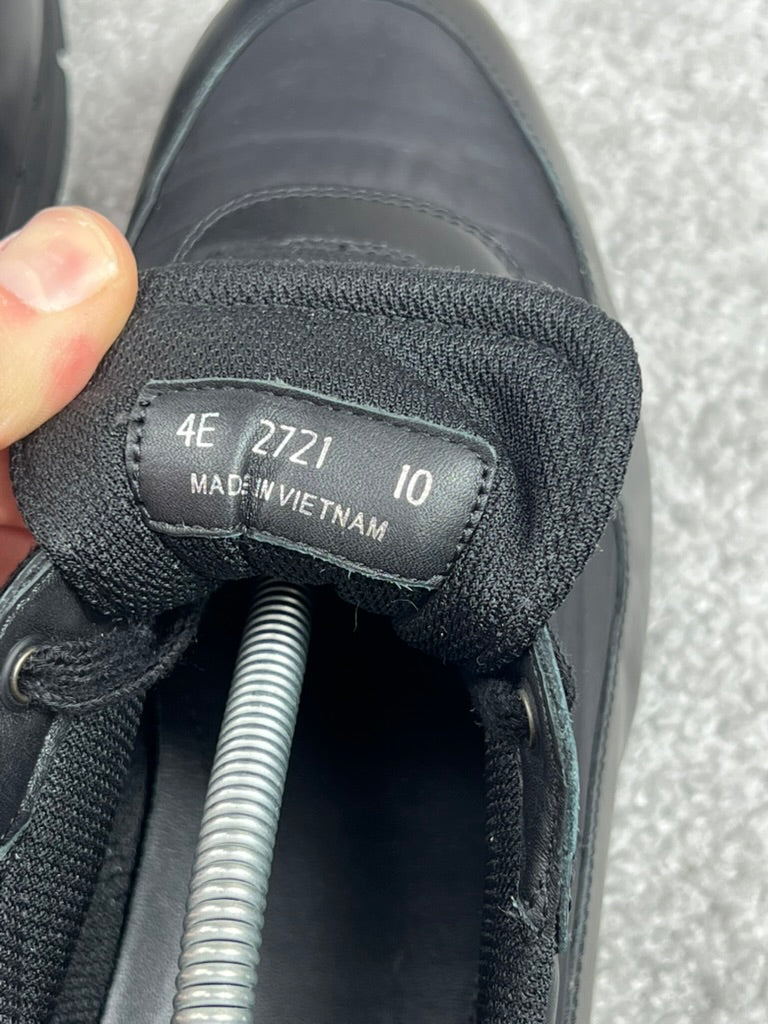 Prada Leather Nylon Black Men’s Trainers Size 10