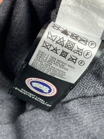 Canada Goose Hybridge Grey Knit Anorak Size M