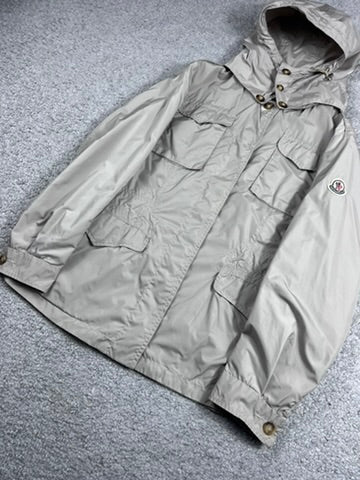 Moncler Multipocket Grey Lightweight Jacket Size 1