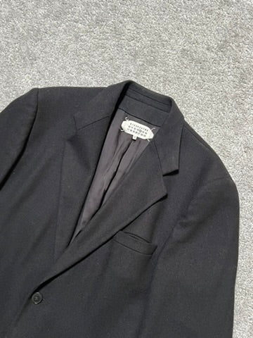 Vintage Maison Margiela Black Wool Coat Size L