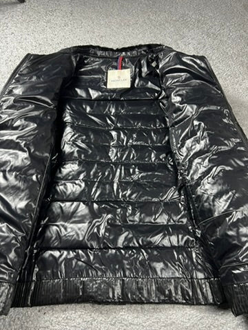 Moncler Morzine Black Belt Jacket Size M