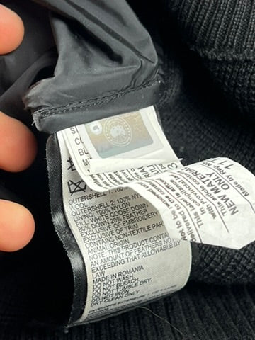 Canada Goose Black Black Label Hybridge Quilted Knit Jacket