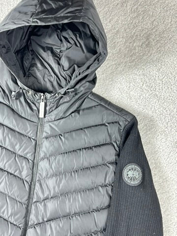 Canada Goose Black Black Label Hybridge Quilted Knit Jacket