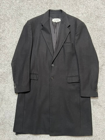 Vintage Maison Margiela Black Wool Coat Size L