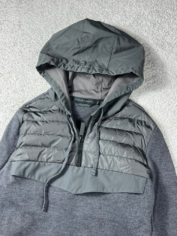 Canada Goose Hybridge Grey Knit Anorak Size M