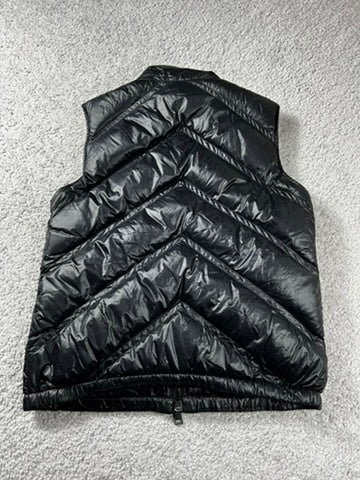 Moncler Hossegor Black Down Vest Size S