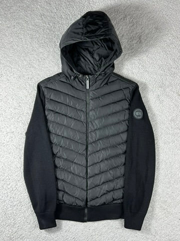 Canada Goose Black Black Label Hybridge Quilted Knit Jacket