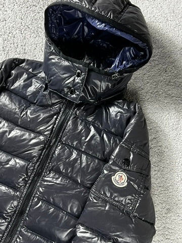 Moncler Moka Blue Down Parka Size M