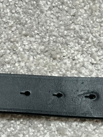 Balenciaga BB Gold Buckle Leather Belt