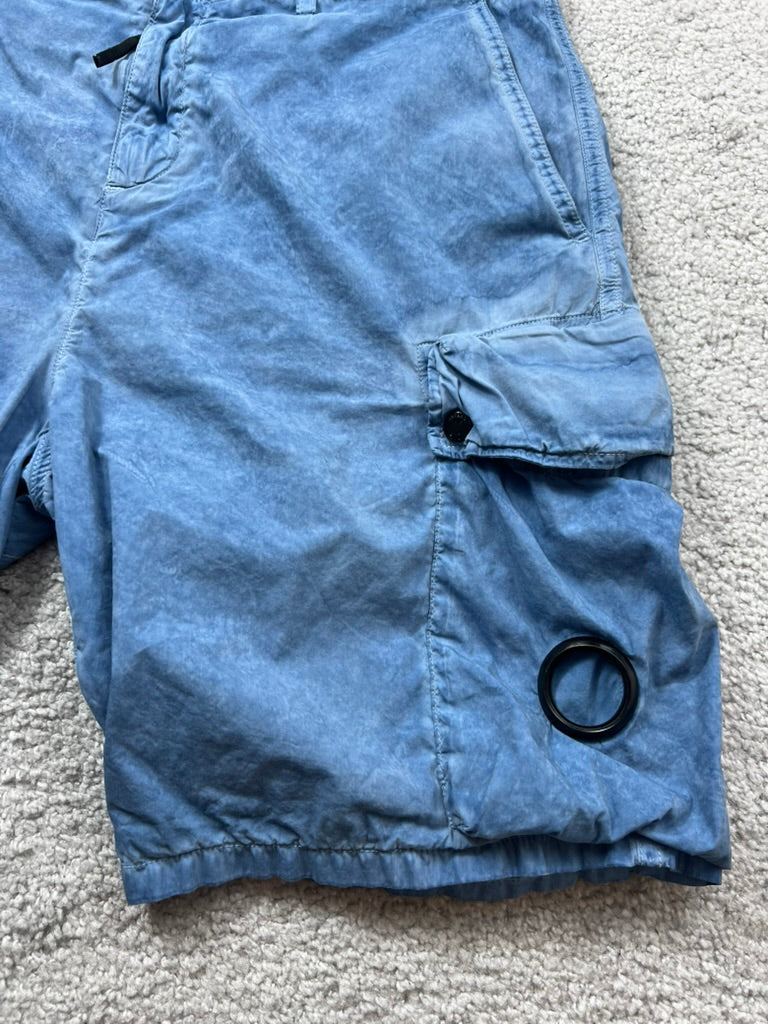 C.P Company Cargo Re-Colour Blue Shorts Size 48