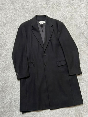 Vintage Maison Margiela Black Wool Coat Size L