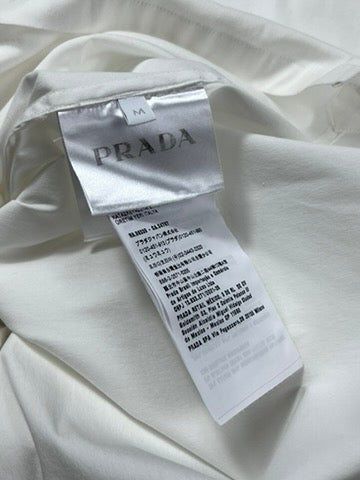 Prada White Triangle Shirt Size M
