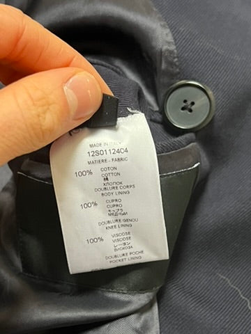 Givenchy Blue Coat Jacket Size L