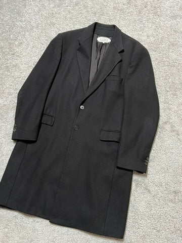 Vintage Maison Margiela Black Wool Coat Size L