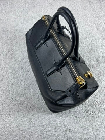 Tom Ford Padlock Black Leather Bag