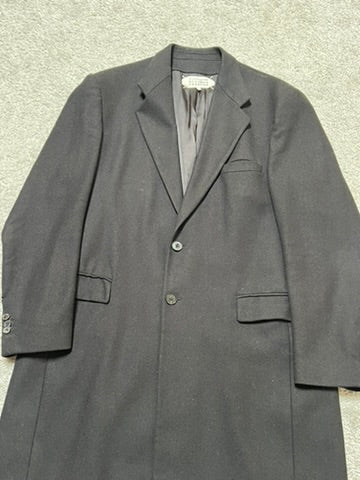 Vintage Maison Margiela Black Wool Coat Size L