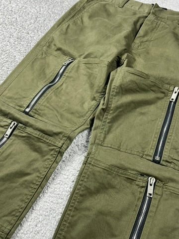 Givenchy Zip Detail Pants “Khaki Green”