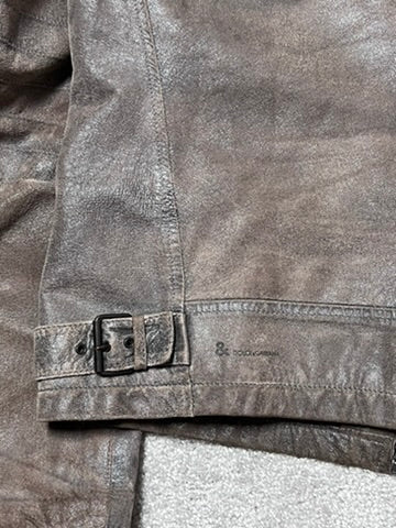 Vintage Dolce & Gabbana Brutalist Pig Leather Archive Jacket