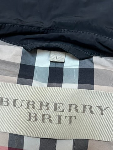 Burberry Brit Nylon Coat Nova Check Size L