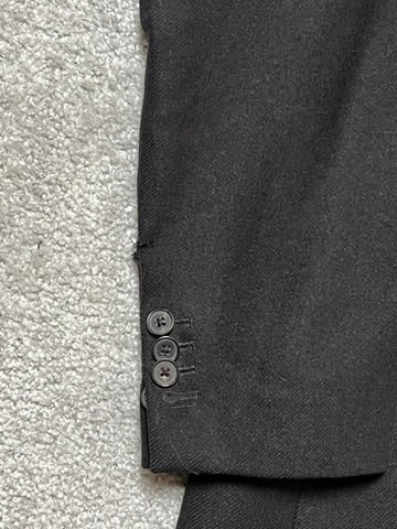 Vintage Maison Margiela Black Wool Coat Size L