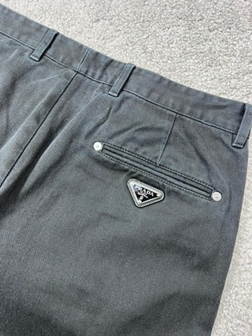 Prada Triangle Logo Trousers Size 50 It