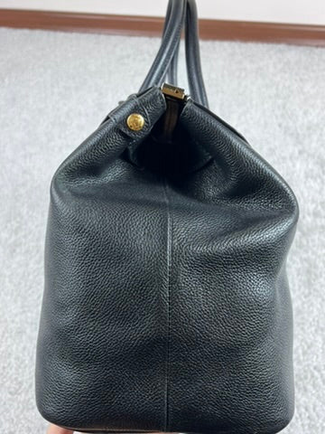 Tom Ford Padlock Black Leather Bag