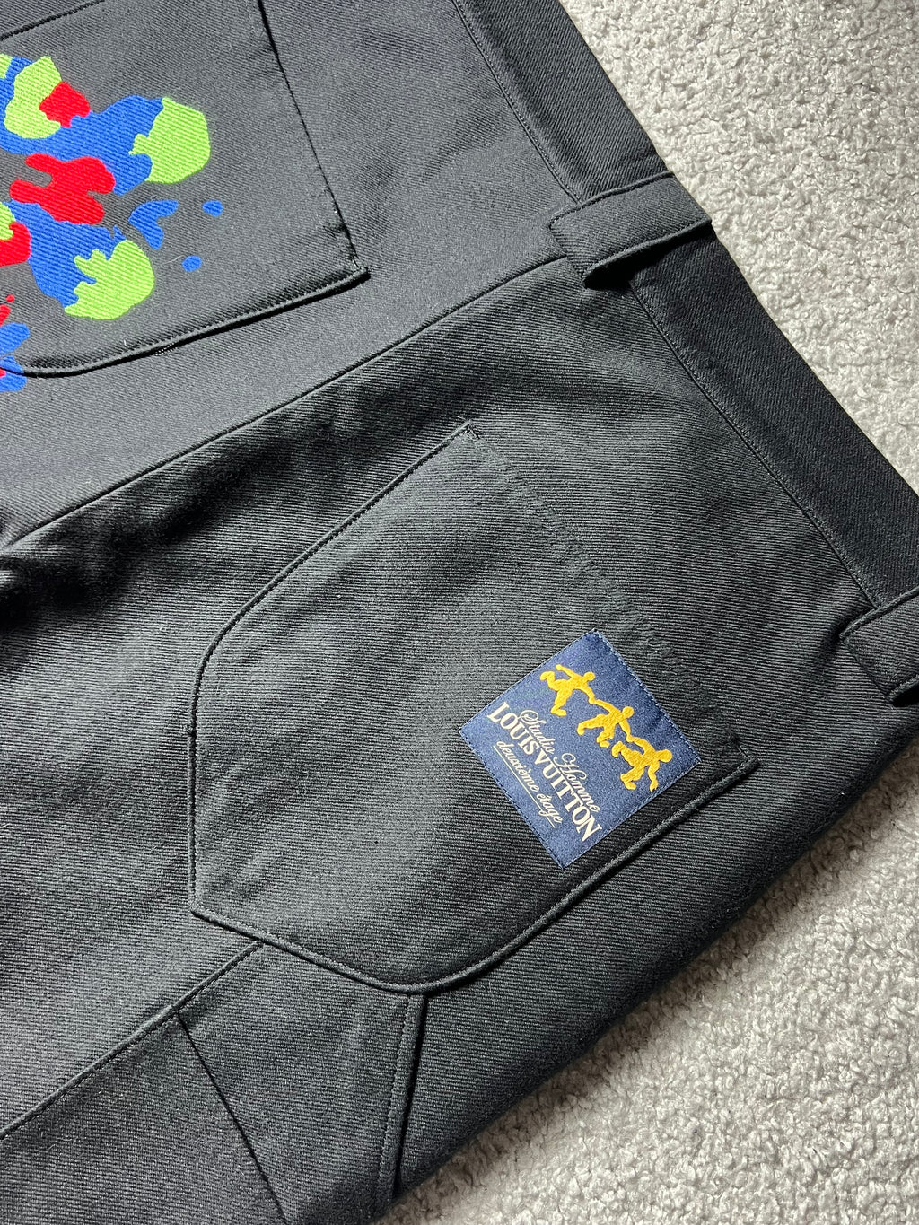 SS23 Louis Vuitton Butterfly Print Double Knee Pants