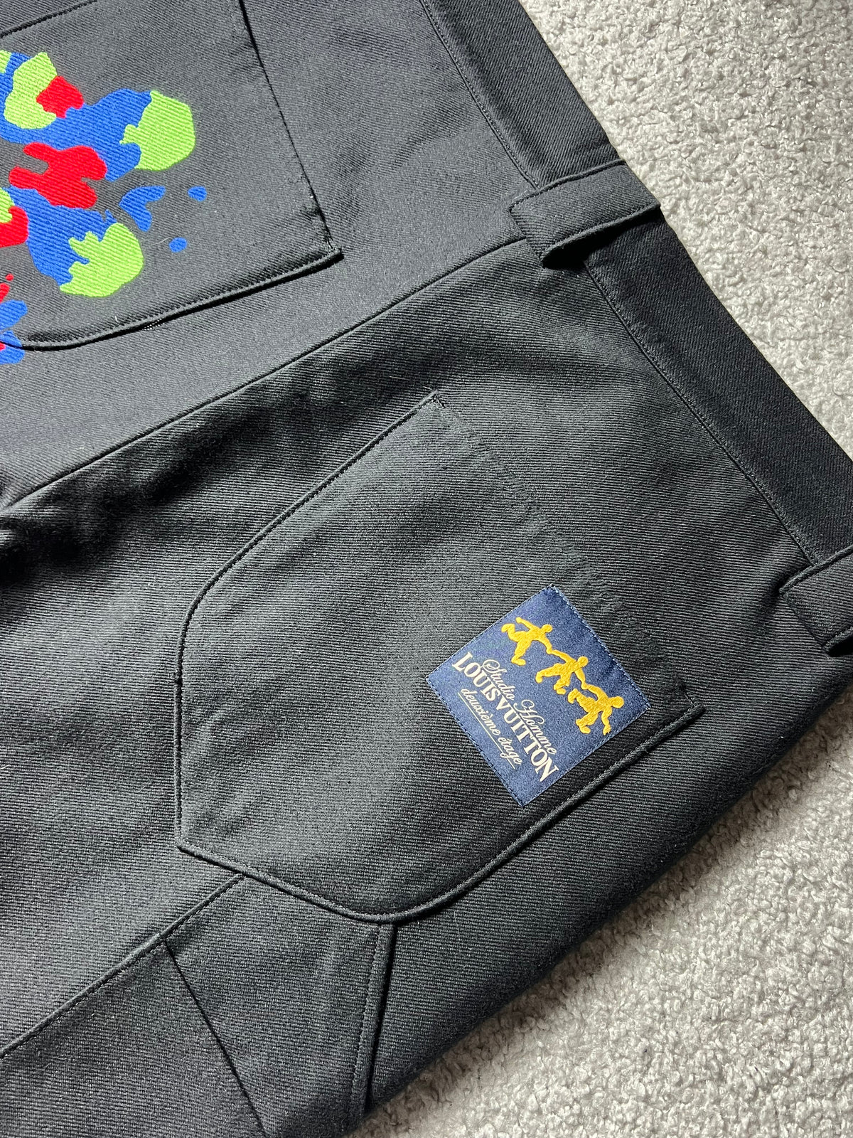 SS23 Louis Vuitton Butterfly Print Double Knee Pants