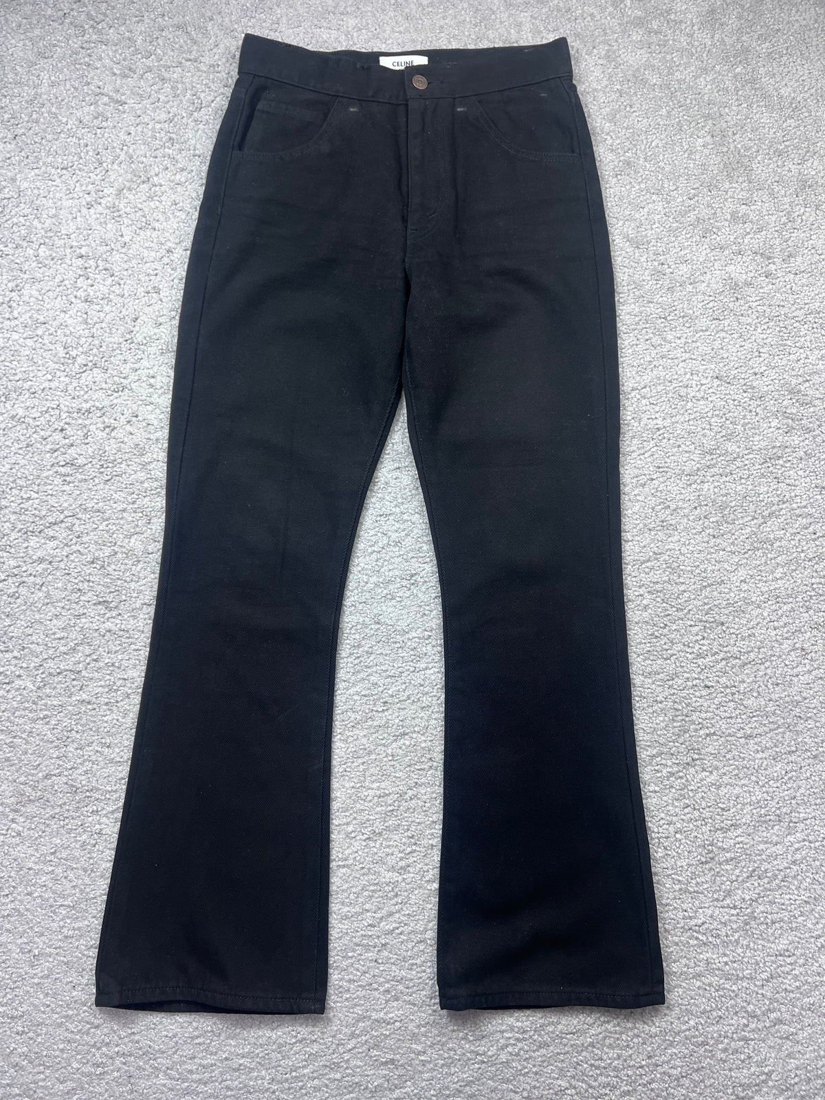 Celine Bootcut Black Jeans Size 26