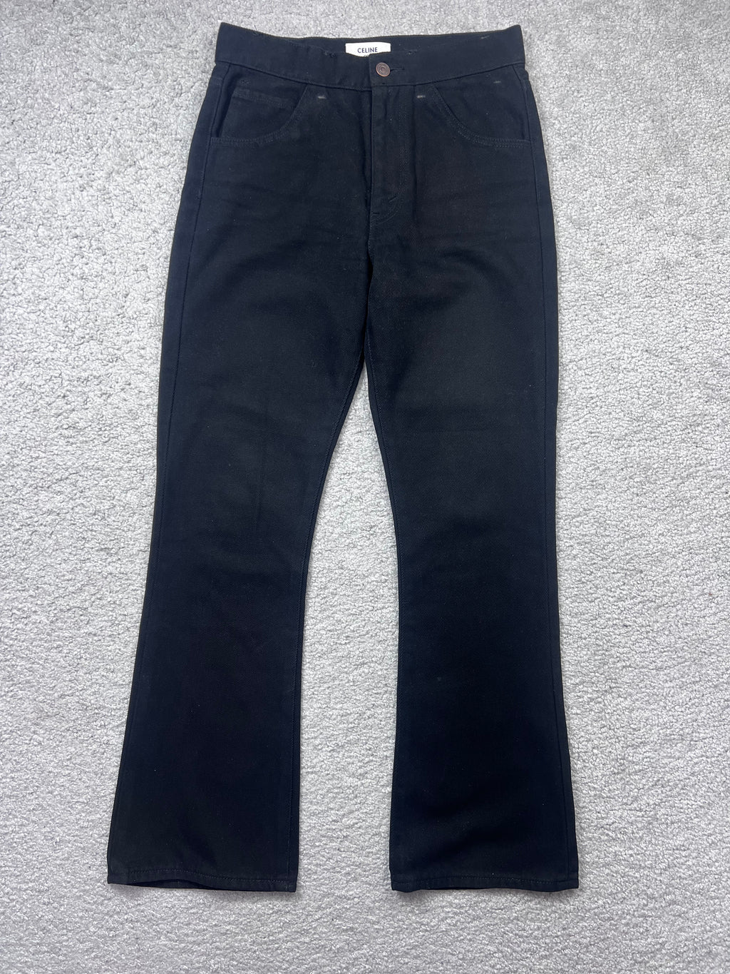 Celine Bootcut Black Jeans Size 26