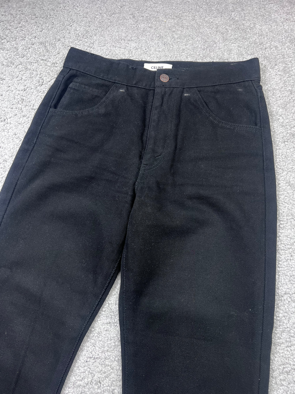 Celine Bootcut Black Jeans Size 26