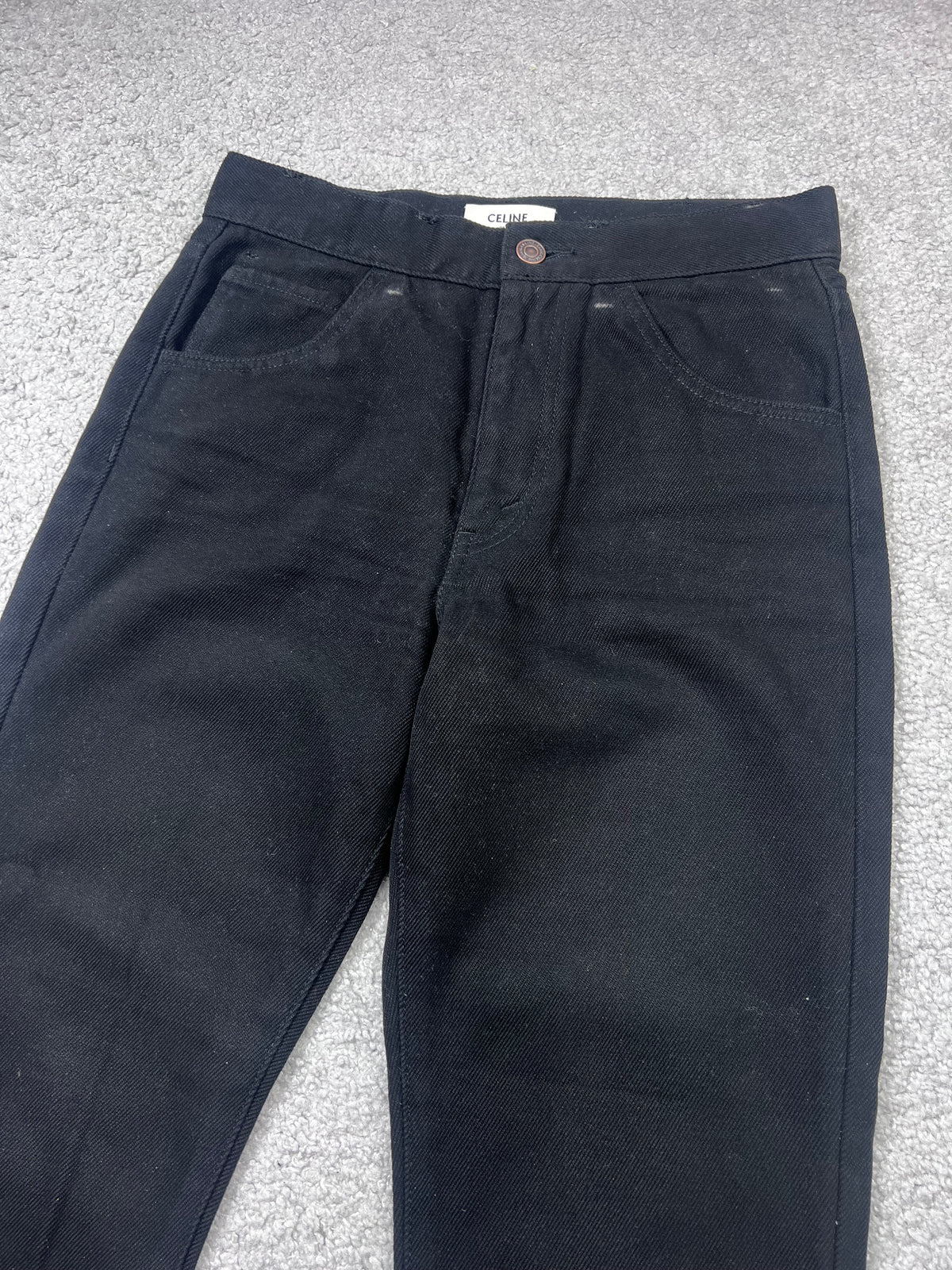 Celine Bootcut Black Jeans Size 26