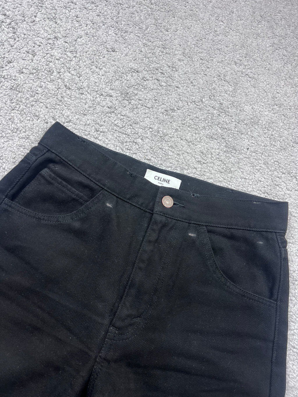 Celine Bootcut Black Jeans Size 26