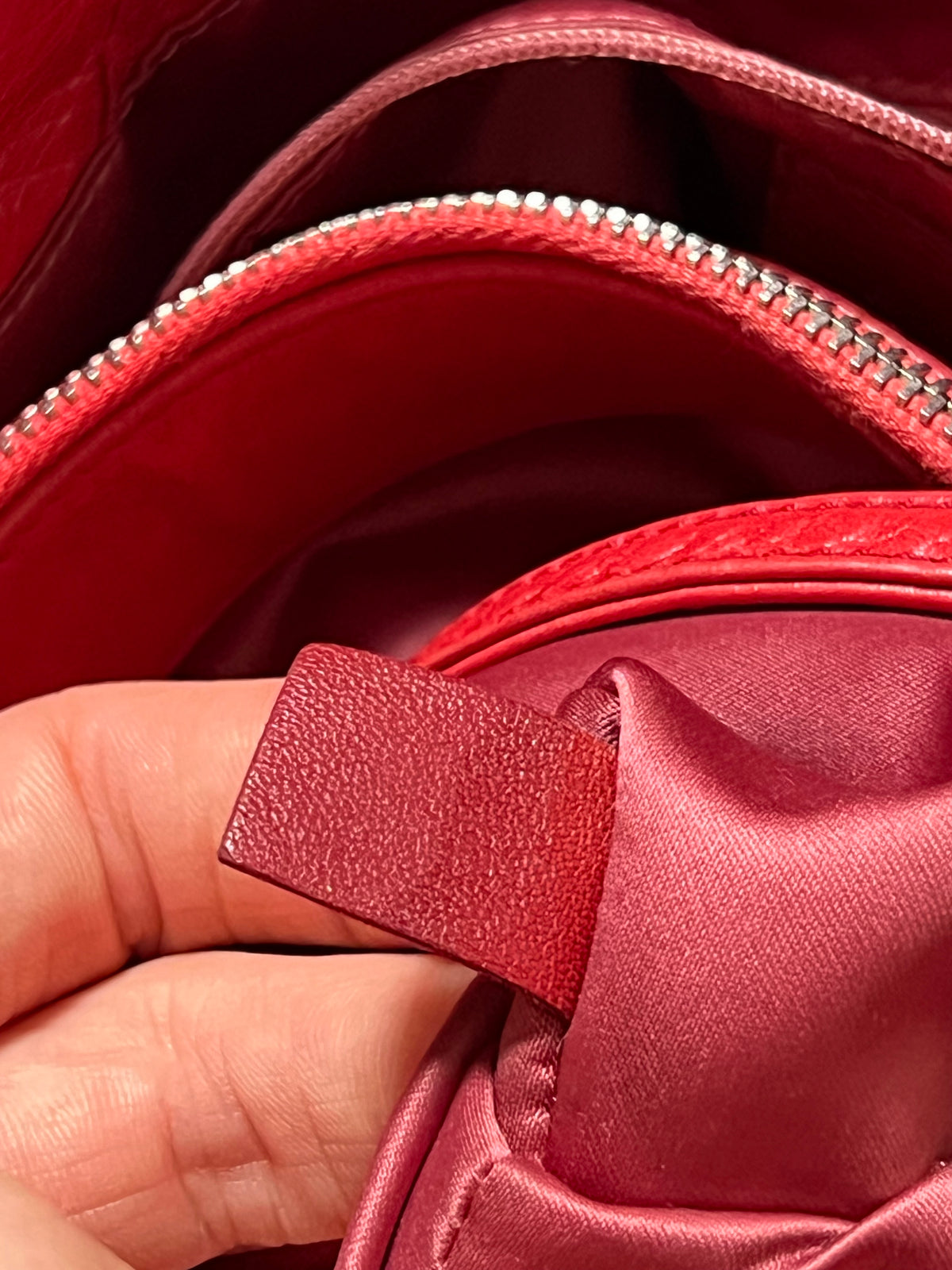 Chanel On The Road Tote Red Calfskin Leather Bag