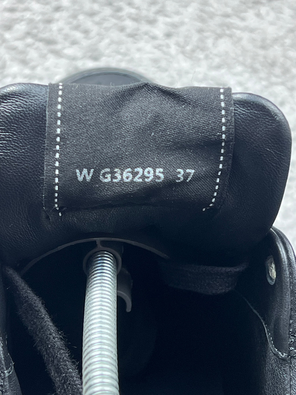 Chanel Black Leather Sneakers Size 37
