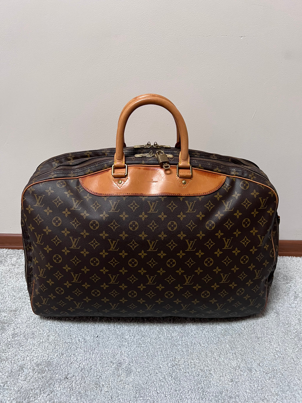 Louis Vuitton Alize 60 Monogram Travel Bag